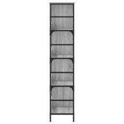 Berkfield Home Bookshelf Grey Sonoma 78.5x33x153 cm Engineered Wood - thumbnail 5