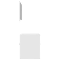Berkfield Home Durable 2 Piece Bathroom Furniture Set White Engineered Wood - thumbnail 7