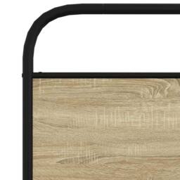 Berkfield Home Bed Frame Without Mattress 90x190 cm Single Sonoma Oak Engineered Wood in Brown - thumbnail 8