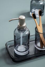 Orsina Ridley Glass Soap Tray in Clear - thumbnail 3