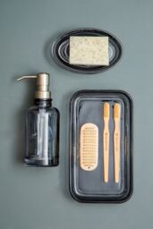 Orsina Ridley Glass Soap Tray in Clear - thumbnail 4