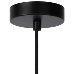 Lucide 'JULIUS' Dimmable Adjustable Height Indoor Vintage Pendant Light 1xE27 in Grey - thumbnail 4