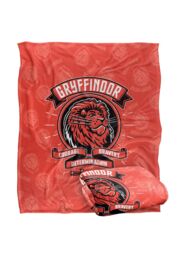 Warner Brothers Harry Potter Gryffindor Varsity Badge Blanket 152 x 127 cm in White - thumbnail 2