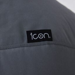 icon Recliner Indoor Outdoor Navy Blue Bean Bag Chair Pack of 2 in Charcoal - thumbnail 5