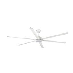 Netlighting Rotterdam XXL 6 Blade Ceiling Fan Matt White with Light 3000K - thumbnail 1