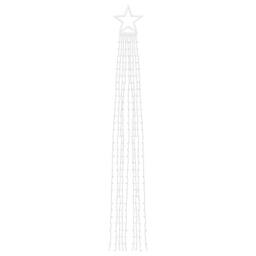Berkfield Home Christmas Tree light 320 LEDs Cold White 375 cm - thumbnail 5