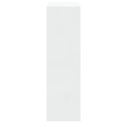 Berkfield Home Shoe Cabinet High Gloss White 63x24x81 cm Engineered Wood - Size: 63 x 24 x 81 cm - thumbnail 5