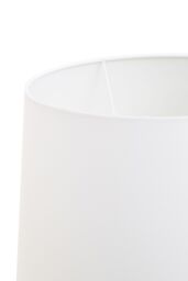 Orsina Clear Crystal Table Lamp With Chrome Base, Geometric Crystal Frame Bedside Lmap, Contemporary Table Lamp in White - thumbnail 3