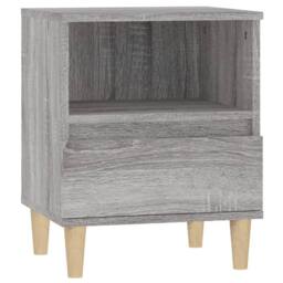 Berkfield Home Elegant Bedside Cabinets 2 pcs Grey Sonoma 40x35x50 cm - Size: 40 x 35 x 50 cm - thumbnail 7