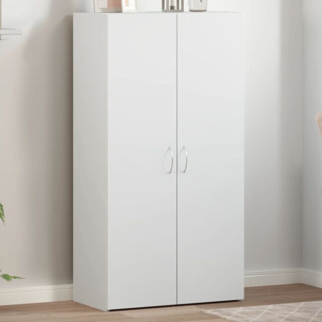 Berkfield Home File Cabinet White 60x32x115 cm Engineered Wood - Size: 60 x 32 x 115 cm - image 1