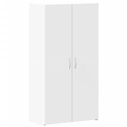 Berkfield Home File Cabinet White 60x32x115 cm Engineered Wood - Size: 60 x 32 x 115 cm - thumbnail 2