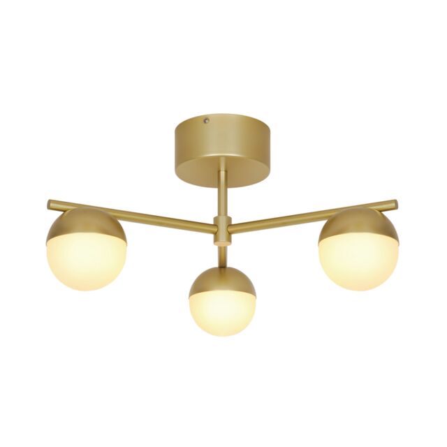 Nordlux Contina Ceiling Light Gold Metal Hallway G9 Mains 10cm in Brown - image 1
