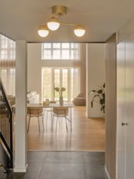 Nordlux Contina Ceiling Light Gold Metal Hallway G9 Mains 10cm in Brown - thumbnail 5