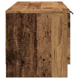 Berkfield Home TV Cabinet Old Wood 102x35x36.5 cm Engineered Wood in Brown - thumbnail 5