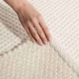THE RUGS Lyon Handwoven Wool Beans Rug Living Room in Cream - Size: 160 cm x 230 cm - thumbnail 8