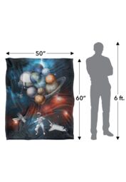 Reinders Astronaut Solar System Balloons Silky Touch Super Soft Throw Blanket 152 X 127 cm in White - thumbnail 5