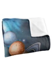 Reinders Astronaut Solar System Balloons Silky Touch Super Soft Throw Blanket 152 X 127 cm in White - thumbnail 3