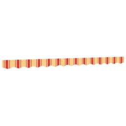 Berkfield Home Replacement Fabric for Awning Valance Yellow & Orange Stripe 3.5 m - thumbnail 2