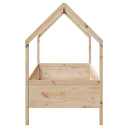 Berkfield Home Kids' House Bed Frame without Mattress 90x200 cm Pine in Brown - thumbnail 5