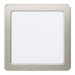 Loops Wall / Ceiling Flush Downlight Satin Nickel Spotlight 10.5W Built in LED in Metallics - thumbnail 1