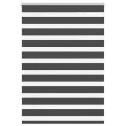 Berkfield Home Elegant Zebra Blind Black 95x150 cm Fabric Width 90.9 cm Polyester - thumbnail 2