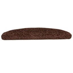 Berkfield Home Stair Mats 10 pcs 65x21x4 cm Brown - Size: Medium - thumbnail 5