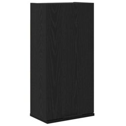 Berkfield Home Wall-mounted Cabinet Black Oak 32x20x67 cm Engineered Wood - Size: 32 x 20 x 67 cm - thumbnail 2