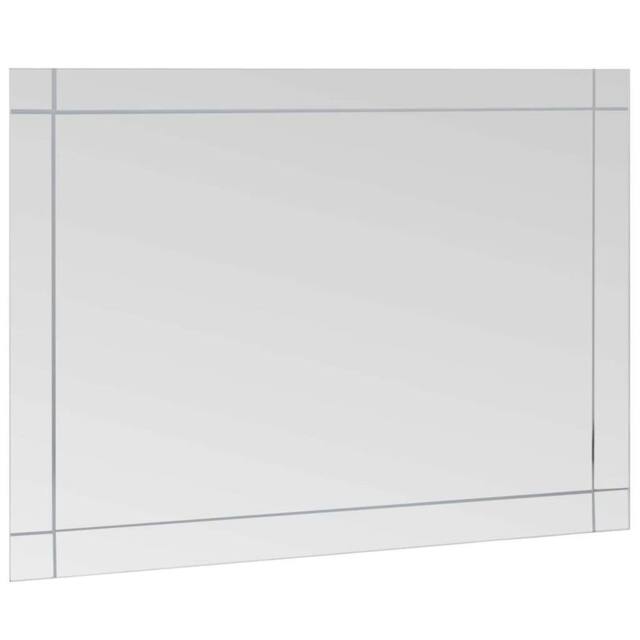 Berkfield Home Wall Mirror 60x50 cm Glass in Silver - image 1