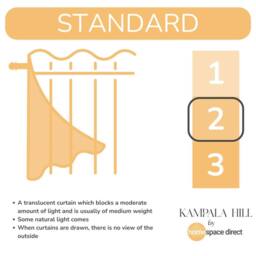 Sundour Meadow Pencil Pleat Headed Ready Made Curtains - Size: 117 cm width x 137 cm drop - thumbnail 7