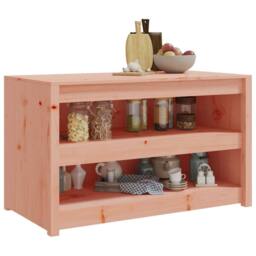 Berkfield Home Outdoor Kitchen Cabinet 106x55x64 cm Solid Wood Douglas in Light Tan - Size: 106 x 55 x 64 cm - thumbnail 1