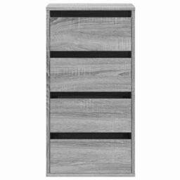 Berkfield Home Corner Chest of Drawers Grey Sonoma 40x41x76 cm Engineered Wood - Size: 40 x 41 x 76 cm - thumbnail 4