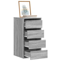 Berkfield Home Corner Chest of Drawers Grey Sonoma 40x41x76 cm Engineered Wood - Size: 40 x 41 x 76 cm - thumbnail 1