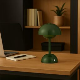 First Choice Lighting Eleanor - Sage Green LED Rechargeable Touch Table Lamps Twin Pack - thumbnail 6