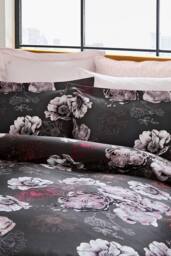 Ted Baker 'Fresh Start Charcoal' Cotton Duvet Cover Set in Charcoal - Size: Single - thumbnail 2