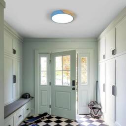 Kelvenix Modern Flush LED Ceiling Light Cool White Round Blue Ceiling Lamp - thumbnail 7