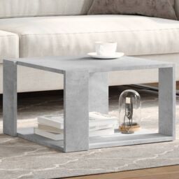 Berkfield Home Coffee Table Concrete Grey 51.5x51.5x30 cm Engineered Wood