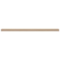 Berkfield Home Floating Shelves 2 pcs 110x23.5x4 cm Engineered Wood in Brown - thumbnail 3