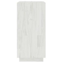 Berkfield Home Beautiful Book Cabinet White 40x35x71 cm Solid Pinewood - Size: 40 x 35 x 71 cm - thumbnail 6