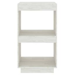 Berkfield Home Beautiful Book Cabinet White 40x35x71 cm Solid Pinewood - Size: 40 x 35 x 71 cm - thumbnail 5