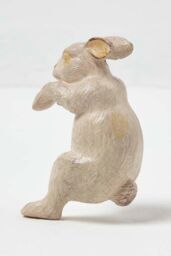Homescapes Rabbit Pot Hangers - Pot Decoration in White - thumbnail 3