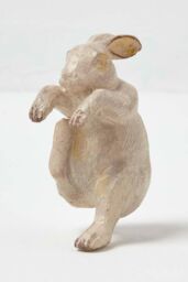 Homescapes Rabbit Pot Hangers - Pot Decoration in White - thumbnail 2