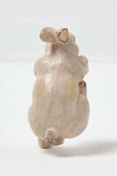 Homescapes Rabbit Pot Hangers - Pot Decoration in White - thumbnail 4