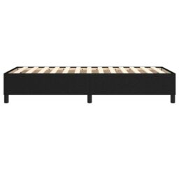Berkfield Home Bed Frame without Mattress Black Single Fabric (UK/IE/FI/NO only) - thumbnail 6