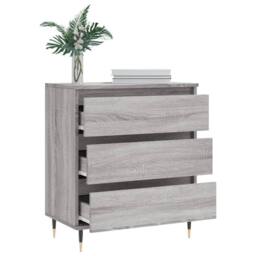 Berkfield Home Sideboard Grey Sonoma 60x35x70 cm Engineered Wood - Size: 60 x 35 x 70 cm - thumbnail 4