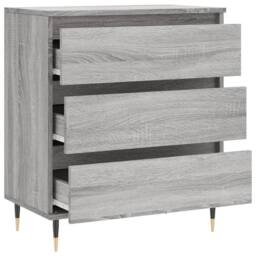 Berkfield Home Sideboard Grey Sonoma 60x35x70 cm Engineered Wood - Size: 60 x 35 x 70 cm - thumbnail 6