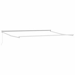 Berkfield Home Manual Retractable Awning Orange & Brown 350x250 cm - thumbnail 5