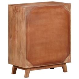 Berkfield Home Sideboard 61x35x76 cm Solid Mango Wood in Brown - Size: 61 x 35 x 76 cm - thumbnail 3