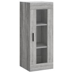 Berkfield Home Highboard Grey Sonoma 34.5x34x180 cm Engineered Wood - thumbnail 5