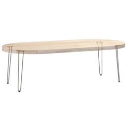 Berkfield Home Hairpin Table Legs 4 pcs Natural Steel 72 cm Solid Steel in Grey - thumbnail 8