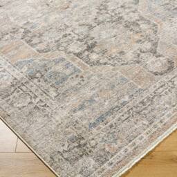 Livabliss Galey Alix Maria Elena III-Vintage Brown Blue Traditional Fringe Living Rug - Size: 160 cm x 215 cm - thumbnail 6